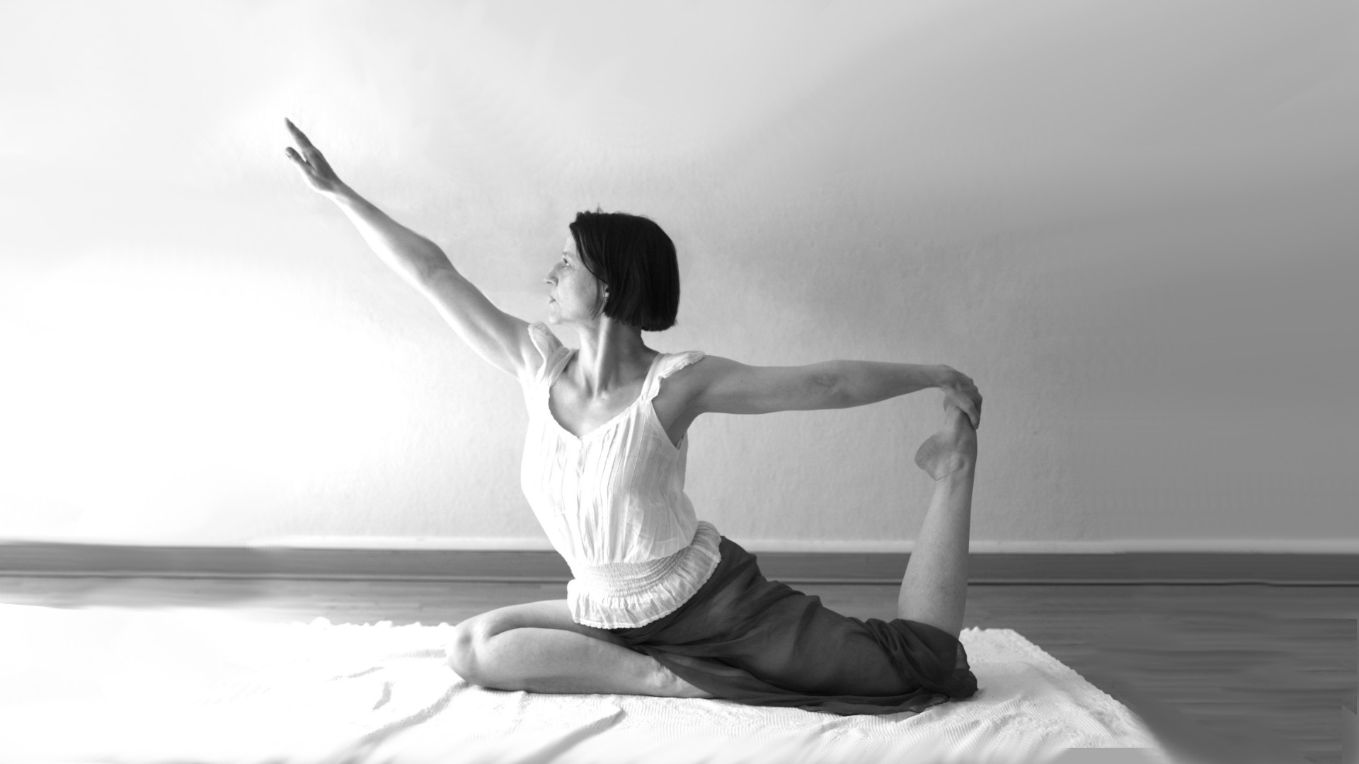 Position de yoga d'Olga